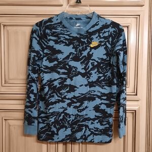 Nike Long Sleeve TShirt‎ - Size Large - Blue / Black
